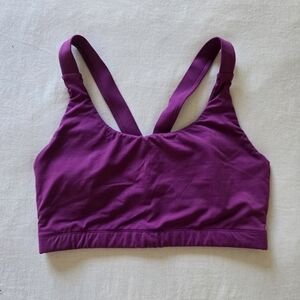 Montiel Women's Victory Sports Bra in Eggplant, M